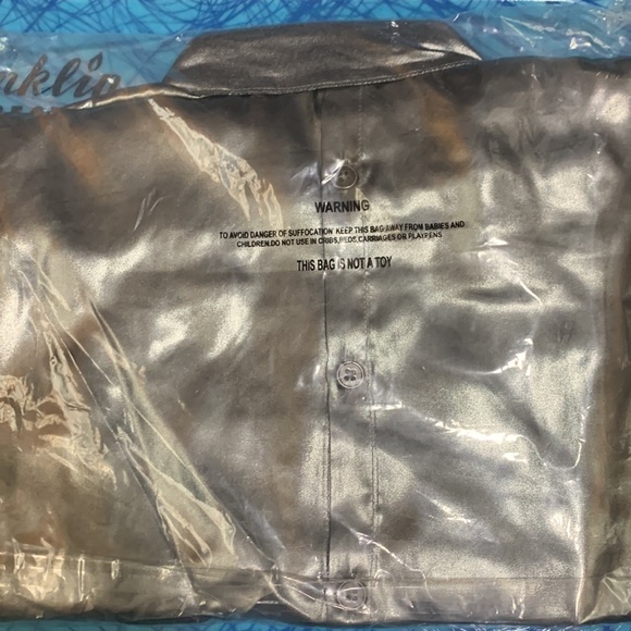 Urban Outfitters UO Midnight Strikes Metallic Mini Dress in Grey NWT size S - Picture 9 of 9